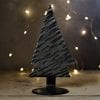 Christmas tree mantelpiece art