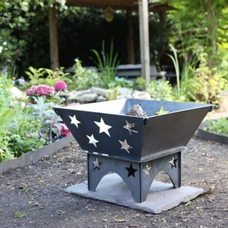 Fire Pit Stars with star legs