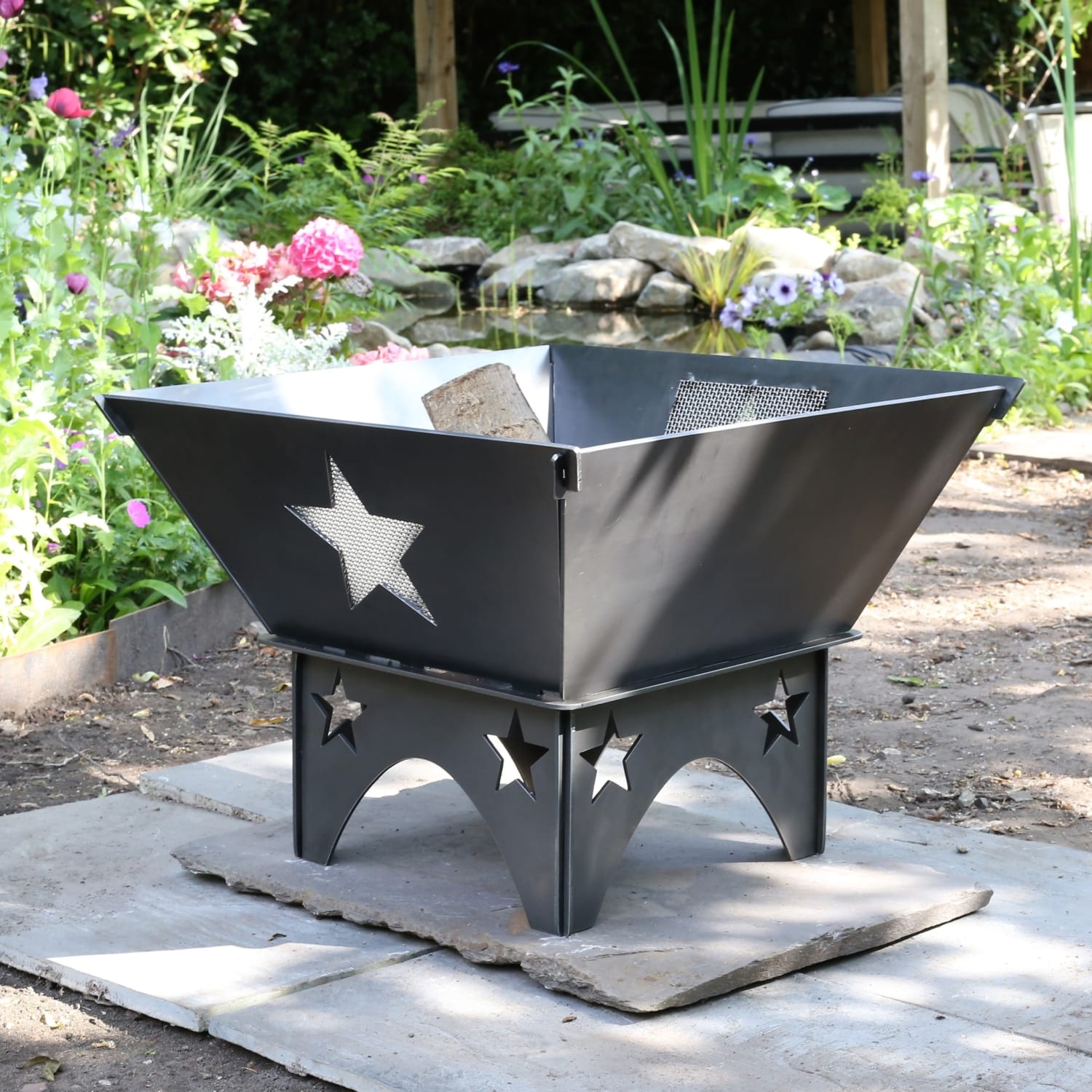 Fire Pit single star high star legs