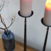 Tall Candlestick hand forged from Iron and Copper - Image 2