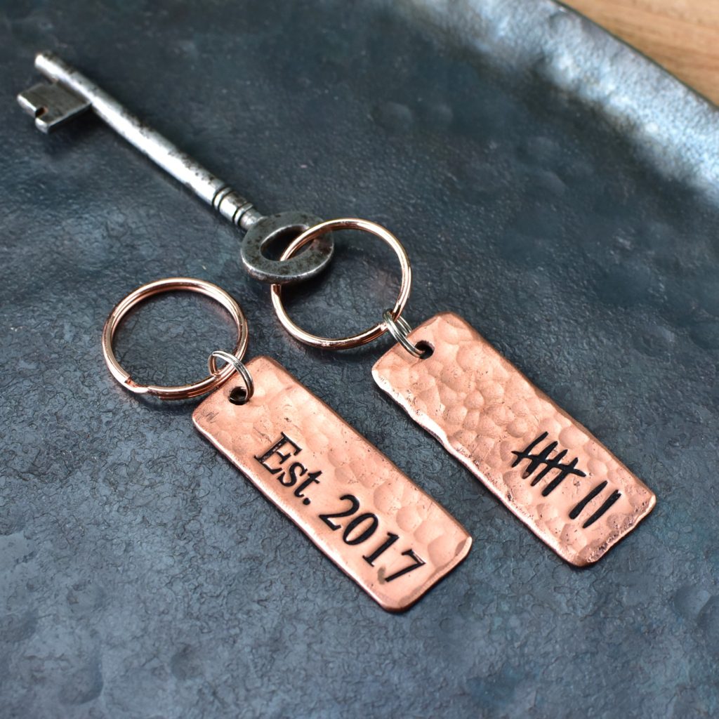 Copper Keyring  Corporate Gift