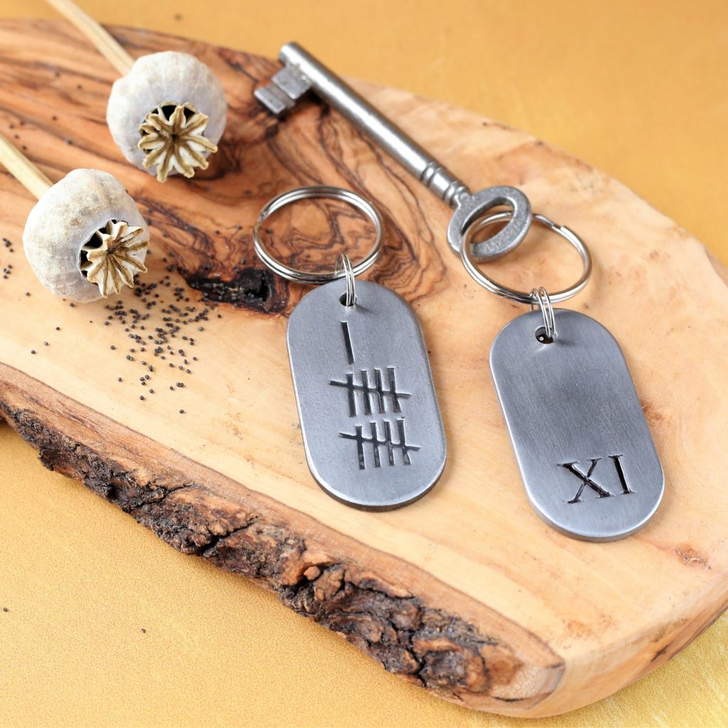 Dog tag hot sale keyring