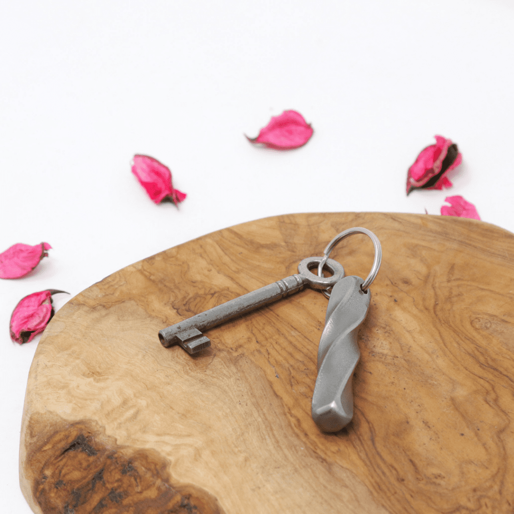 Twisted Iron Bar Keyring