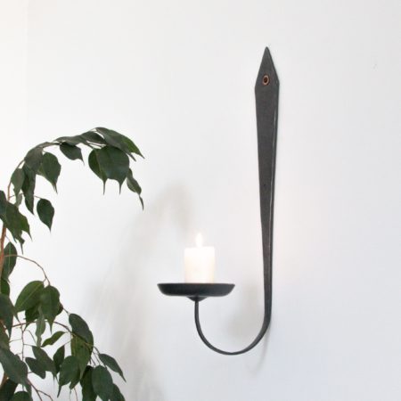 Iron and Copper Fusion Wall Sconce - Image 5