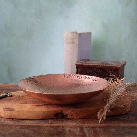 22nd Anniversary Large Copper Bowl - Image 3